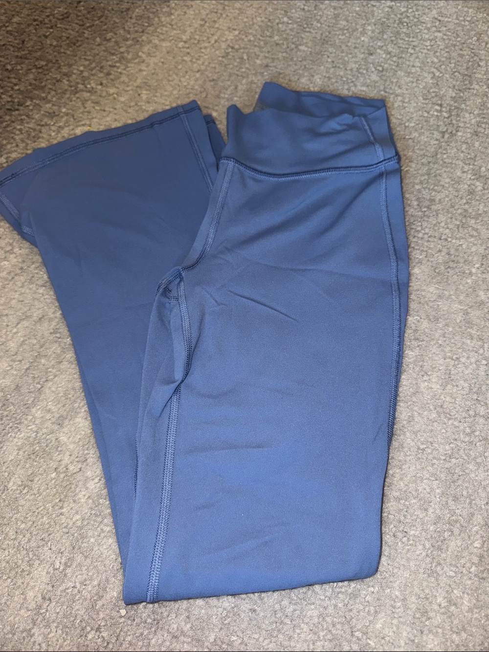 all in motion blue high-rise flare leggings girls size 10/12